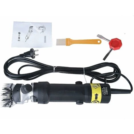 1200W 2400 Tr/min 6 Vitesses Tondeuse à Cisaillement électrique Fournitures Tondeuse Cisaillement Moutons Chèvres Alpaga Cisailles Vert – Image 3