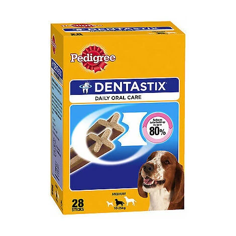 PEDIGREE DENTASTIX MULTIPACK POUR CHIENS DE TAILLE MOYENNE 28 PIÈCES