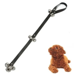 Clochettes Pour Chien Pour L'Apprentissage De La Propreté - Cloche De Traîneau En Cuir À Suspendre À La Porte Pour Les Chiens Qui Veulent Sortir
