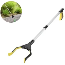 Extra Long Reacher Grabber - Pince Pliable Et Outil D'atteinte Avec Mâchoire Rotative