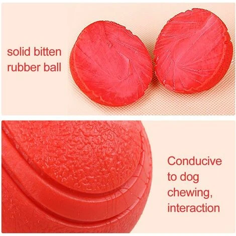 Balle Pour Chien Jouet Pour Chien Rebondissant Jouet Interactif Pour Chien Très Stable Jouet Pour Chien Balle Balle En Caoutchouc Naturel Pour Chiots De Petit Chien – Image 2