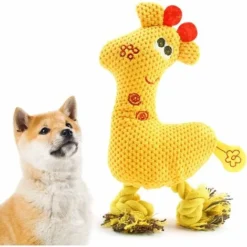 Jouets Pour Chiens Grinçants, Jouet En Peluche Pour Chien, Compagnon De Chien Chew InteractiveToys Pour Le Nettoyage Des Dents, Jouets D'entraînement Pour Chiot Petits Chiens De Taille Moyenne