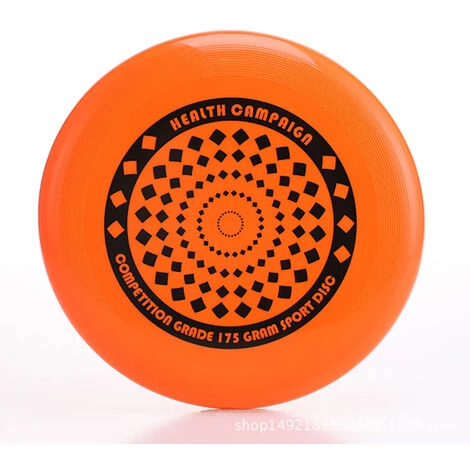 Venom Pet Beach Frisbee PE Resilient Dog Frisbee Sports Frisbee 175g 27cm Toy Frisbee Professional-Orange-2pcs